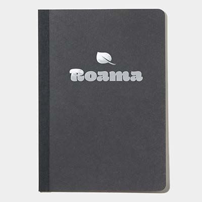 Show details for Sample Tape Bound Notebook - Large