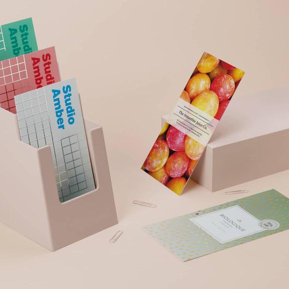 Show details for DL Rack Card Cotton Postcards