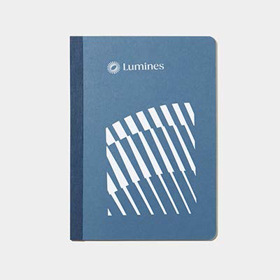 Show details for Sample Tape Bound Notebook - Medium